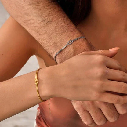 LAUREN | Fijne Symbolische Knoop Armband voor Dames - Luxe & Stijlvol