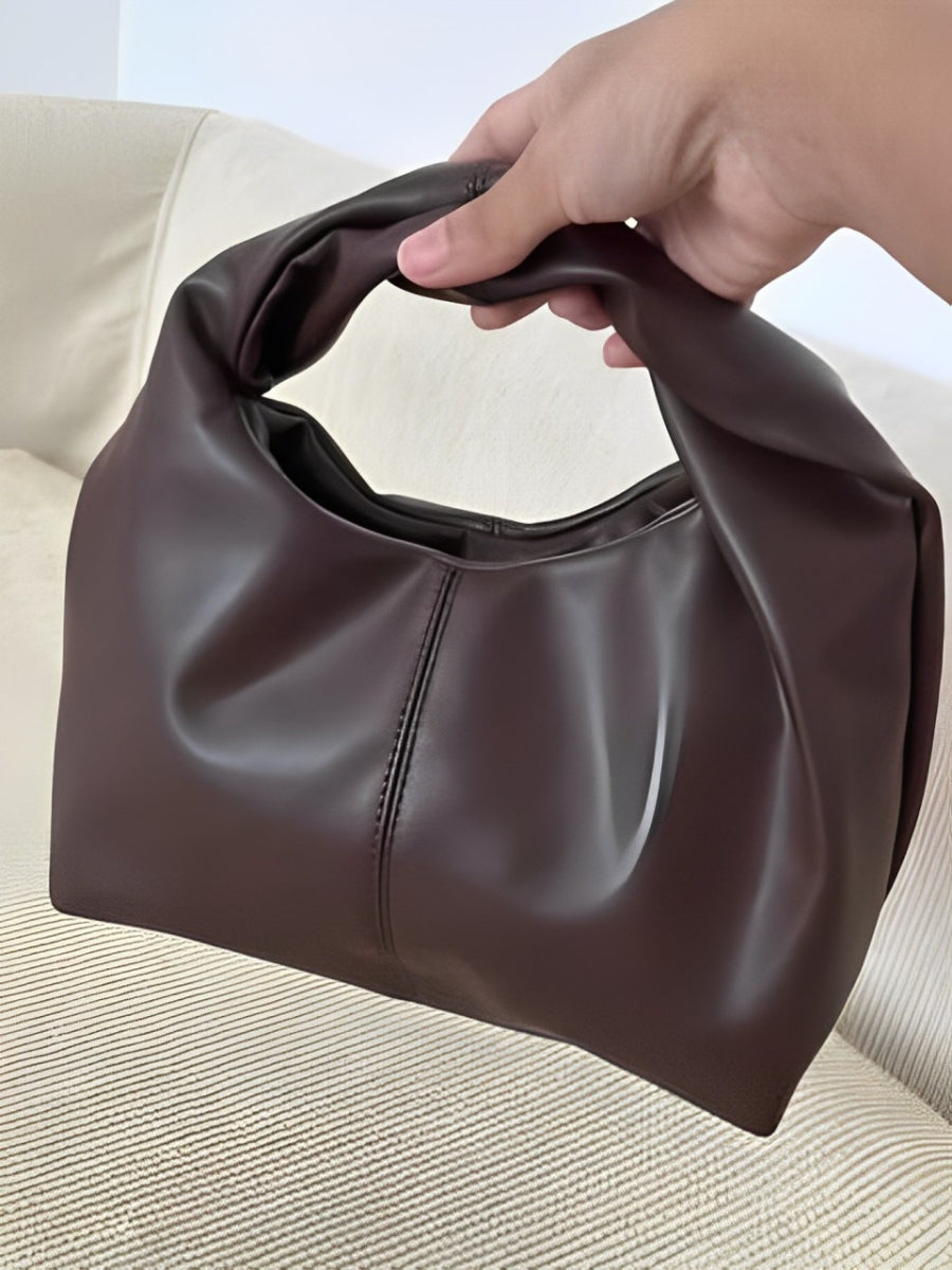 MAUVE | Dames Hobo Tas Met Rond Handvat – Modern Design In Synthetisch Leer