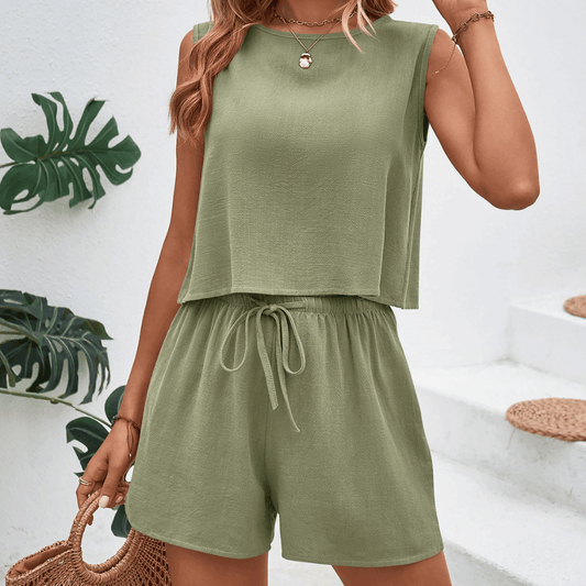 AYLEEN | Tweedelige Zomer Loungewear-set Voor Dames - Stijlvolle en Comfortabele Zomerlook