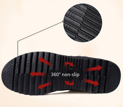 FIEN | Warm Gevoerde Dameslaarzen Van Leer Met Ergonomische Hakverhoging – Orthopedisch, Stijlvol & Ideaal Voor Herfst & Winter