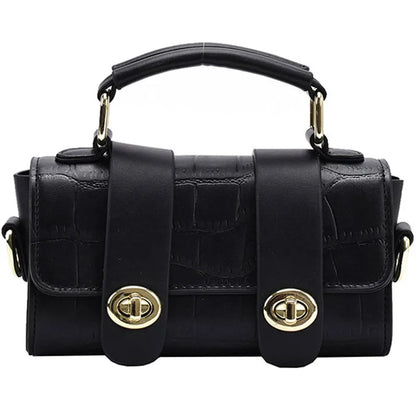 ÉLIANE | Crossbody mini handtas met chique structuur en gouden details