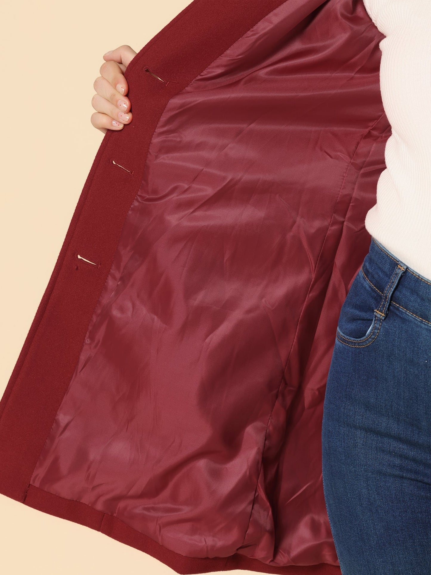 Elegante dames trenchcoat met knoopsluiting | Tijdloze klasse voor het koude seizoen