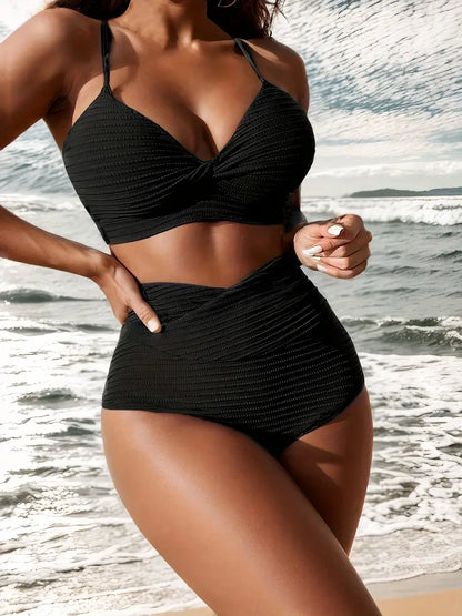 VANESSA | Slank Makende Zomer Bikini – Hoge Taille & Corrigerend