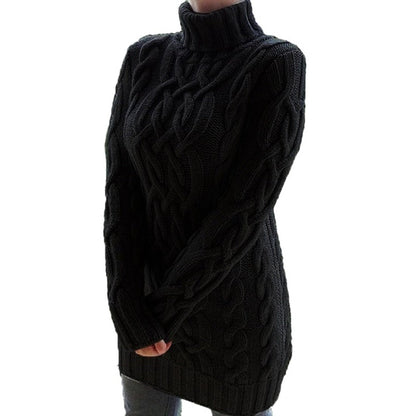 LUNA | Gebreide Damesjurk met Warme Trui-look en Zachte Finish - Perfect Voor De Koude Dagen!