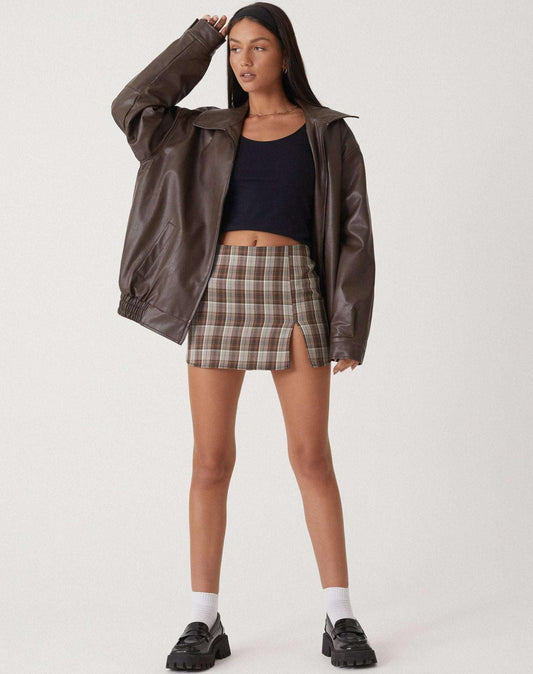 AMARA | Oversized Leren Damesjas – Tijdloze Look & Comfort, Perfect Als Tussenjas
